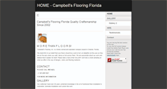 Desktop Screenshot of campbellsflooringflorida.com