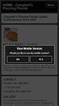 Mobile Screenshot of campbellsflooringflorida.com