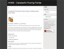 Tablet Screenshot of campbellsflooringflorida.com